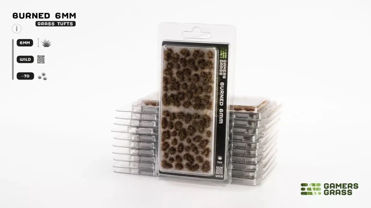 Gamers Grass Burned Tufts 6mm Wild 4