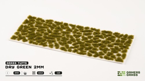 Gamers Grass Dry Green 2mm 1