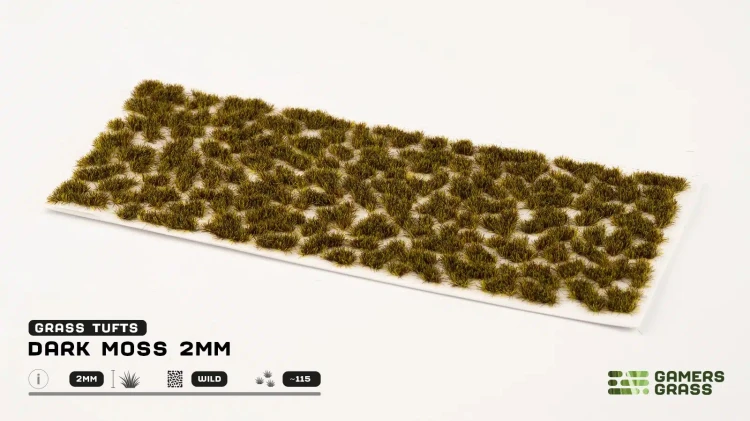 Gamers Grass Dark Moss 2mm 3