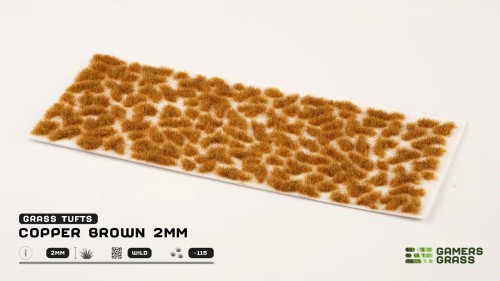 Gamers Grass Copper Brown 2mm 1