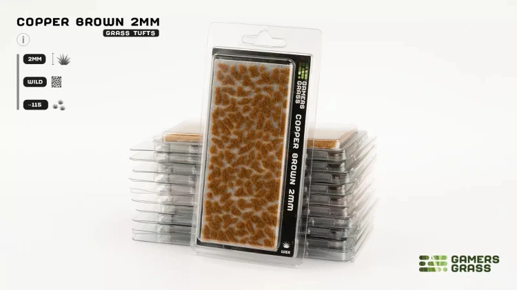 Gamers Grass Copper Brown 2mm 4