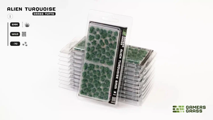 Gamers Grass Alien Turquoise 4