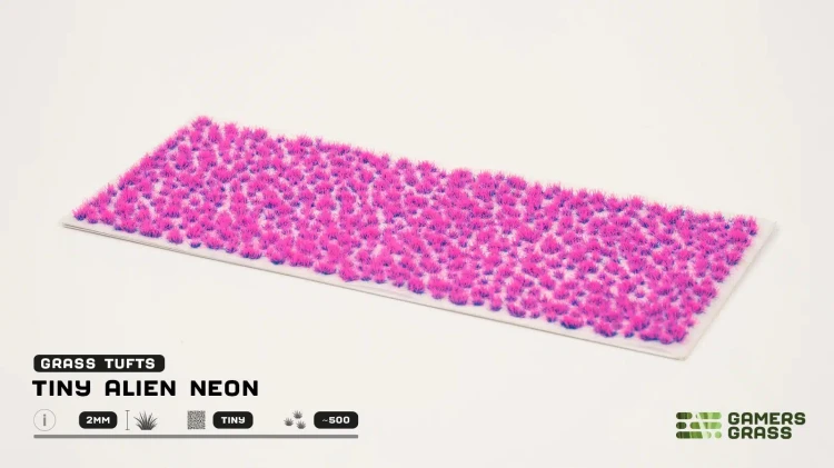 Gamers Grass Tiny Alien Neon 3