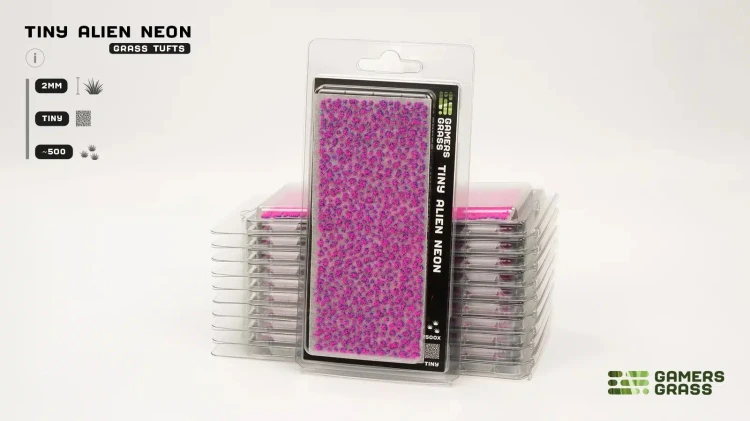 Gamers Grass Tiny Alien Neon 4