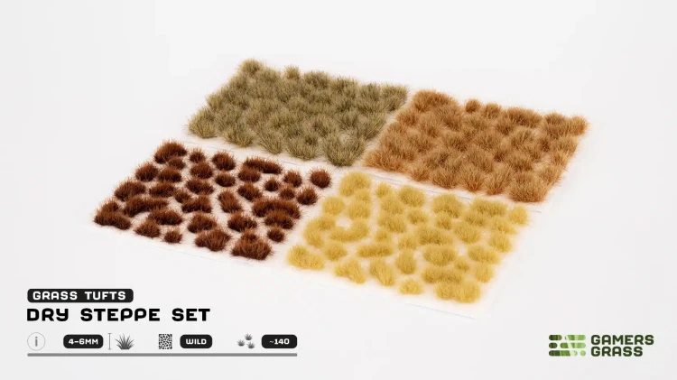 Gamers Grass Dry Steppe Set 1