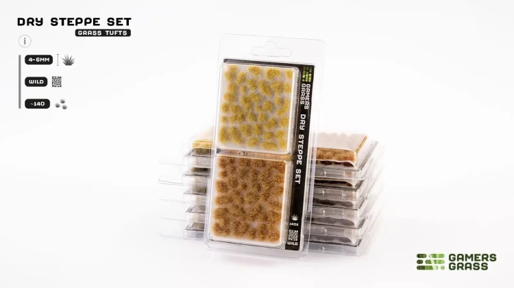 Gamers Grass Dry Steppe Set 4