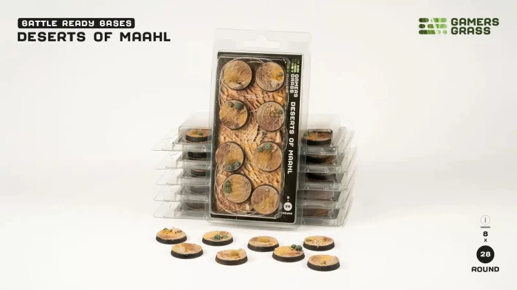 Gamers Grass Deserts of Maahl Round 28mm (x8) 6