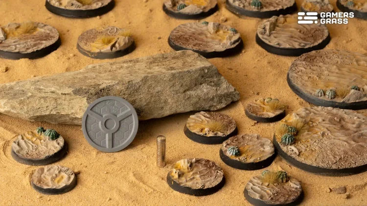 Gamers Grass Deserts of Maahl Round 32mm (x8) 4