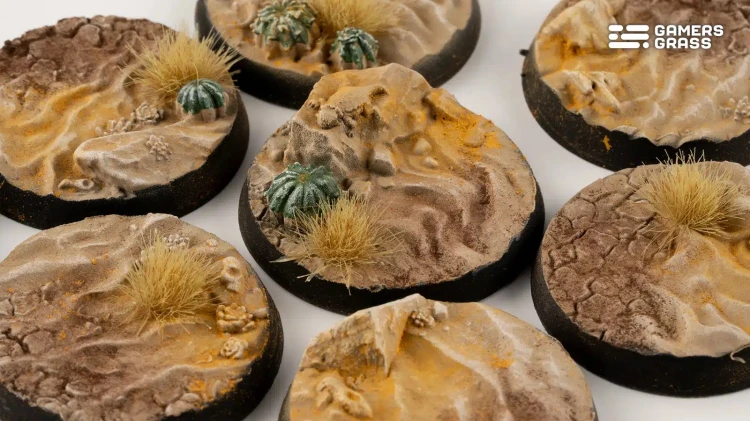 Gamers Grass Deserts of Maahl Round 32mm (x8) 5