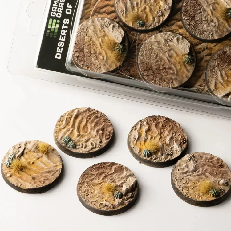 Gamers Grass Deserts of Maahl Round 40mm (x5) 2