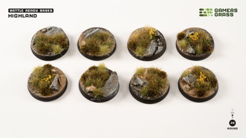 Gamers Grass Highland Round 28mm (x8) 1