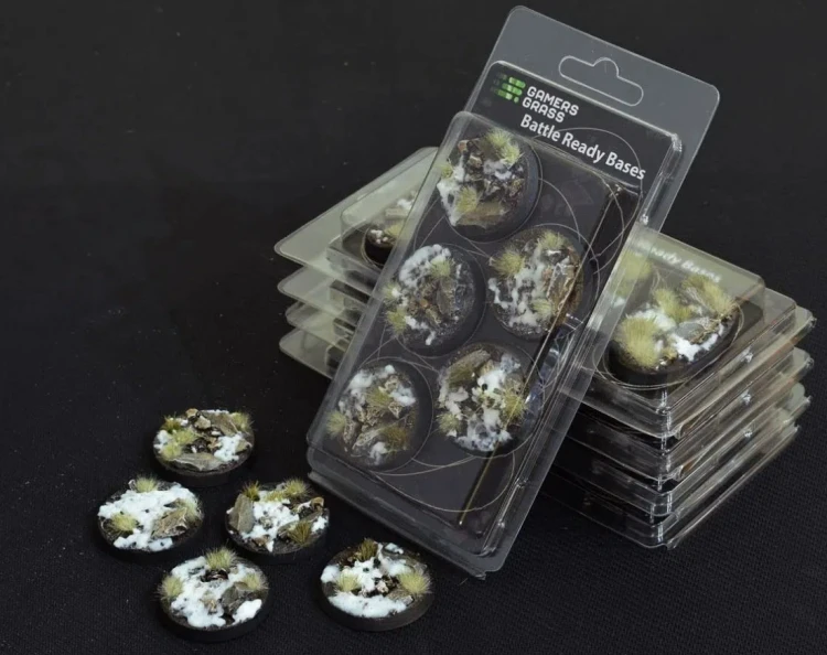 Gamers Grass Winter Round 40mm (x5) 1