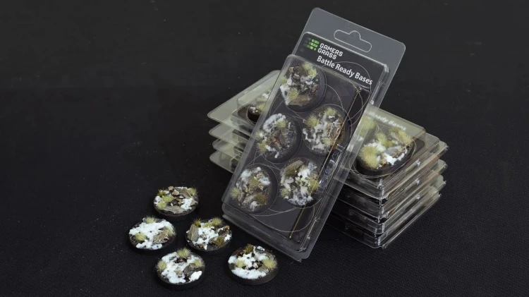Gamers Grass Winter Round 40mm (x5) 2