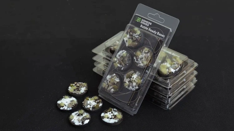 Gamers Grass Winter Round 40mm (x5) 4