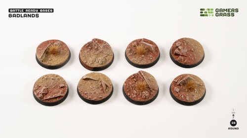 Gamers Grass Badlands Round 28mm (x8) 1
