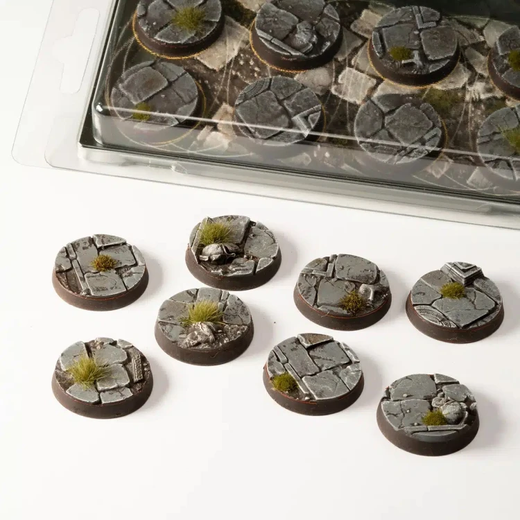 Gamers Grass Temple Round 28mm (x8) 2