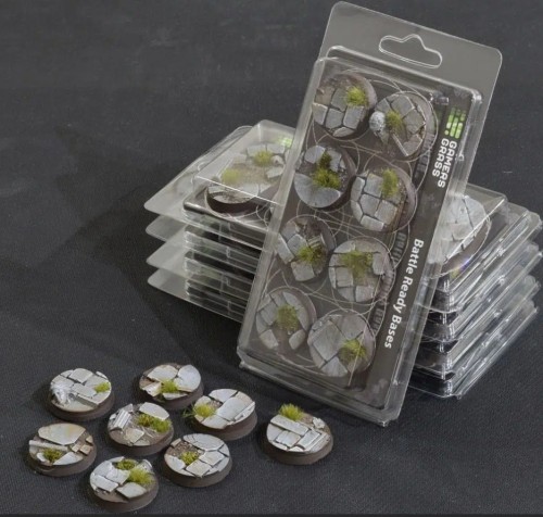 Gamers Grass Temple Round 32mm (x8) 1