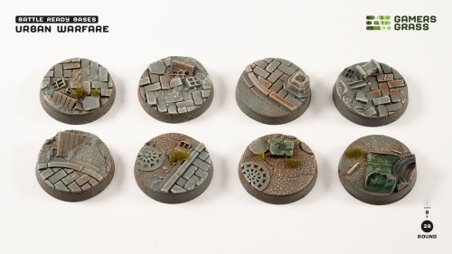 Gamers Grass Urban Warfare Round 28mm (x8) 1
