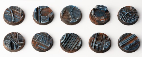 Gamers Grass Spaceship Corridor Round 25mm (x10) 1