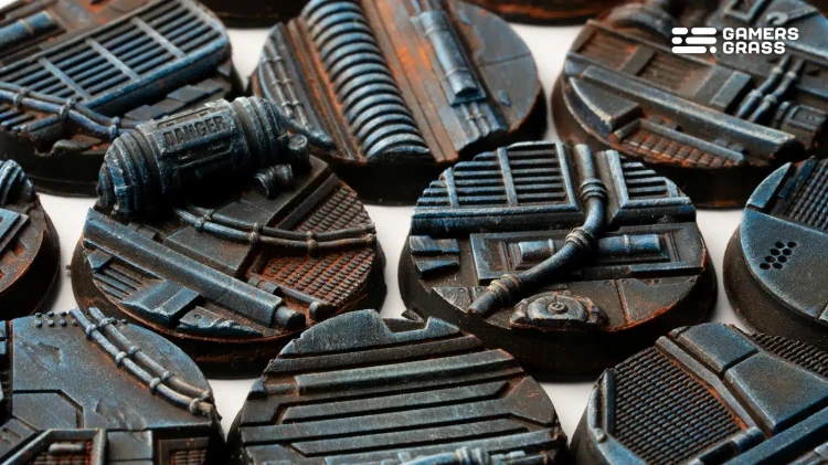 Gamers Grass Spaceship Corridor Round 25mm (x10) 5