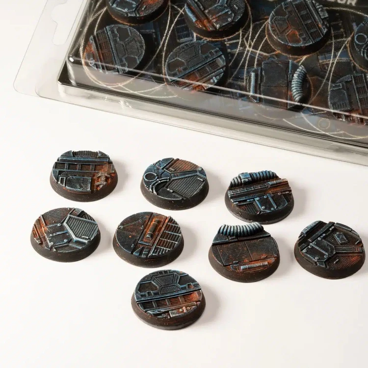 Gamers Grass Spaceship Corridor Round 28mm (x8) 2