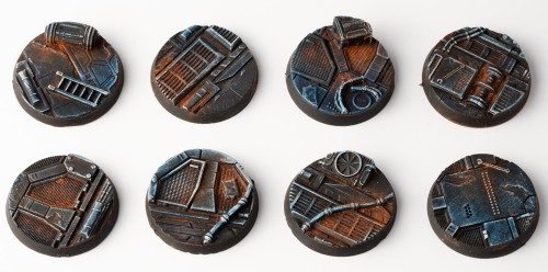 Gamers Grass Spaceship Corridor Round 32mm (x8) 1