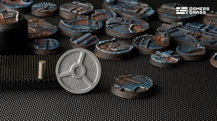 Gamers Grass Spaceship Corridor Round 32mm (x8) 4