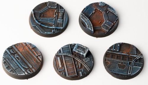 Gamers Grass Spaceship Corridor Round 40mm (x5) 1