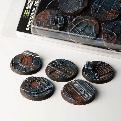 Gamers Grass Spaceship Corridor Round 40mm (x5) 2