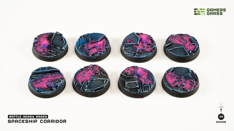 Gamers Grass Alien Infestation Round 28mm (x8) 1