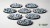 Gamers Grass Frost Lake Topper Round 32mm (x8) 2
