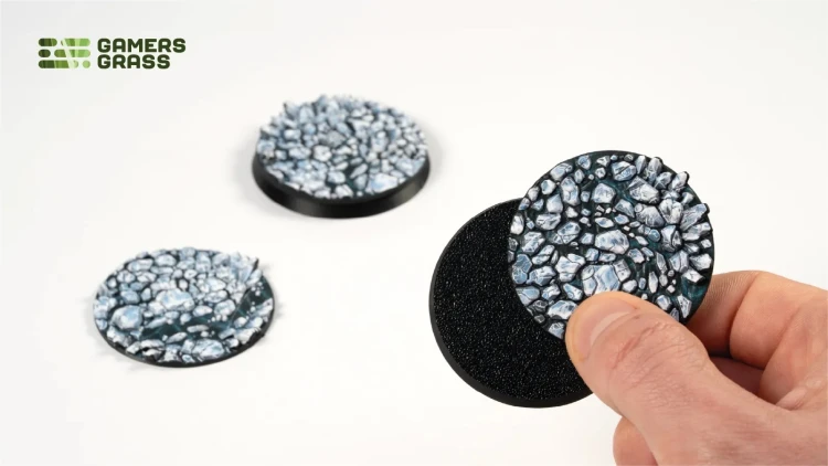 Gamers Grass Frost Lake Topper Round 50mm (x3) 5