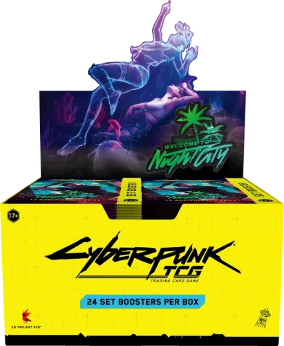 Cyberpunk TCG: Welcome to Night City – Booster Box (24 boostery)