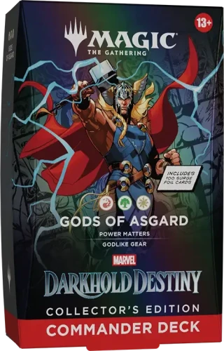 Magic: The Gathering – Marvel: Darkhold Destiny Commander Deck: Gods of Asgard – Collector's Edition