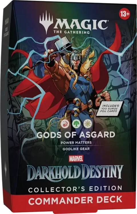 Magic: The Gathering – Marvel: Darkhold Destiny Commander Deck: Gods of Asgard – Collector's Edition