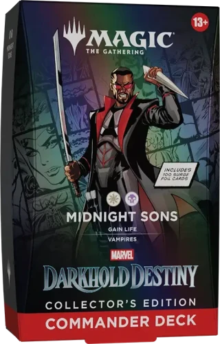 Magic: The Gathering – Marvel: Darkhold Destiny Commander Deck: Midnight Sons – Collector's Edition
