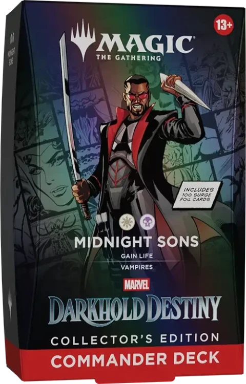 Magic: The Gathering – Marvel: Darkhold Destiny Commander Deck: Midnight Sons – Collector's Edition