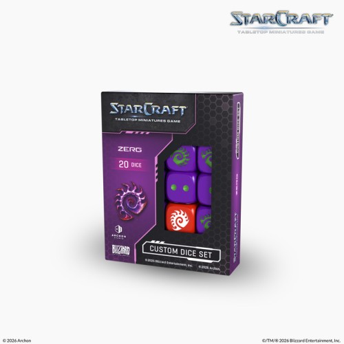 Starcraft - Zerg Custom Dice Set